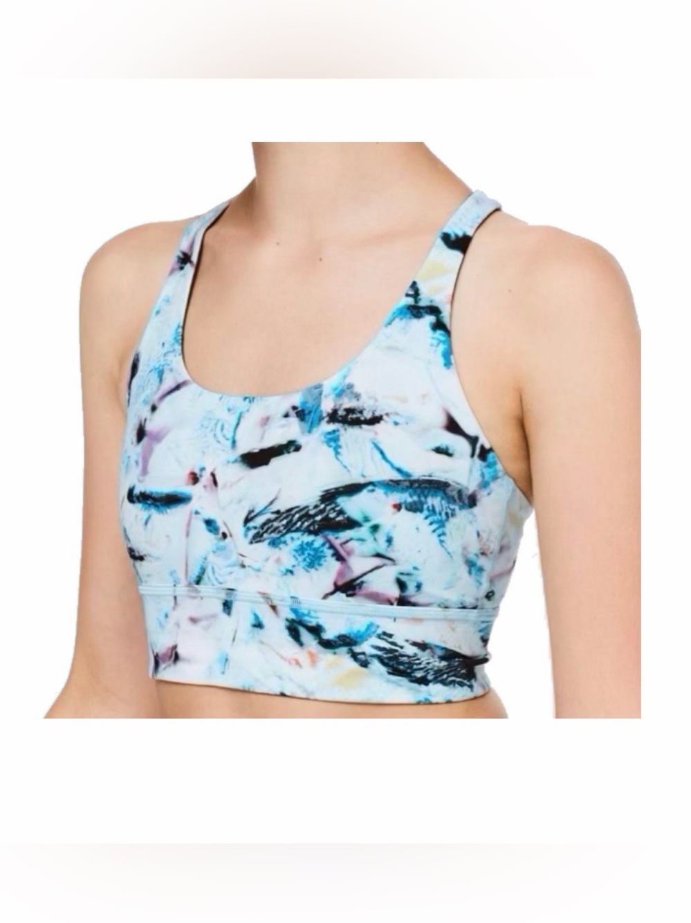 Lululemon Mind Over Miles Bra in Exposure Multi